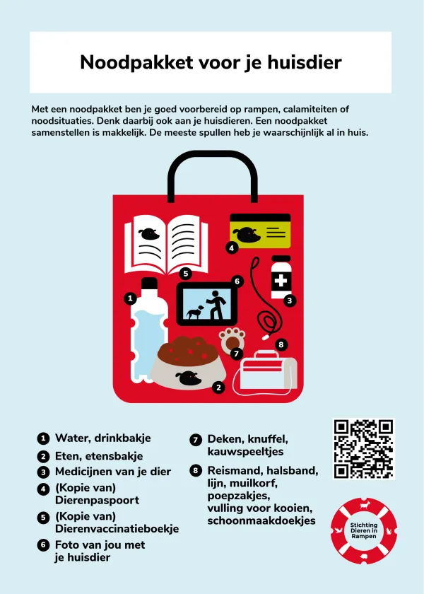 Noodpakket voor je huisdier
